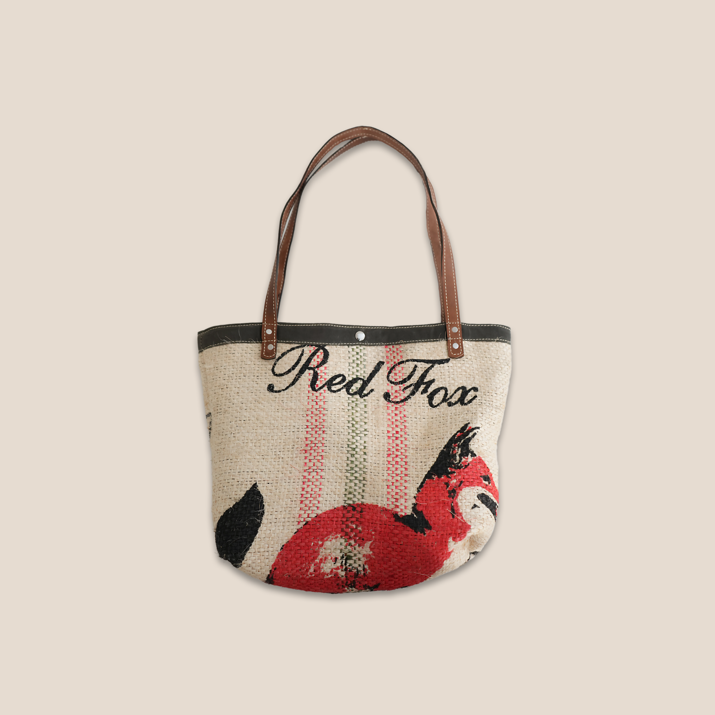 Bag fique - Red fox illustration